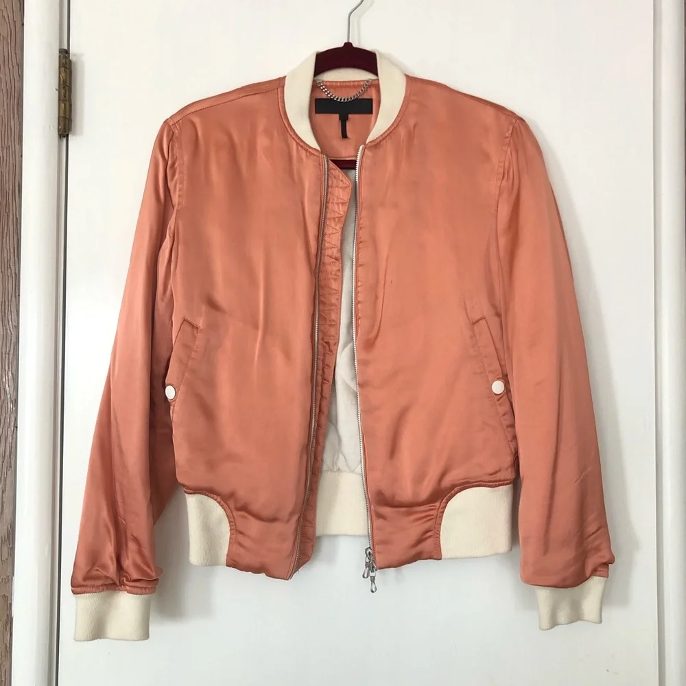rag & bone satin bomber - Picture 1 of 6